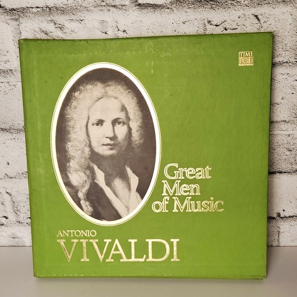 Time-Life Great Men of Music Vivaldi 4-LP Box Set w/ Booklet Vintage